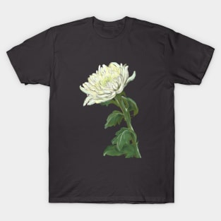 white flower T-Shirt